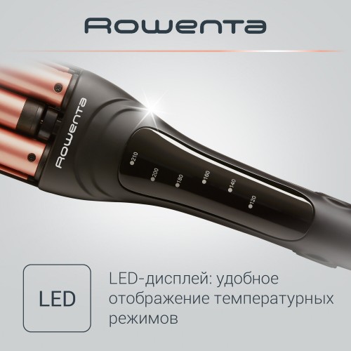 Щипцы для завивки Rowenta CF 4711 (черный/золотой) 4
