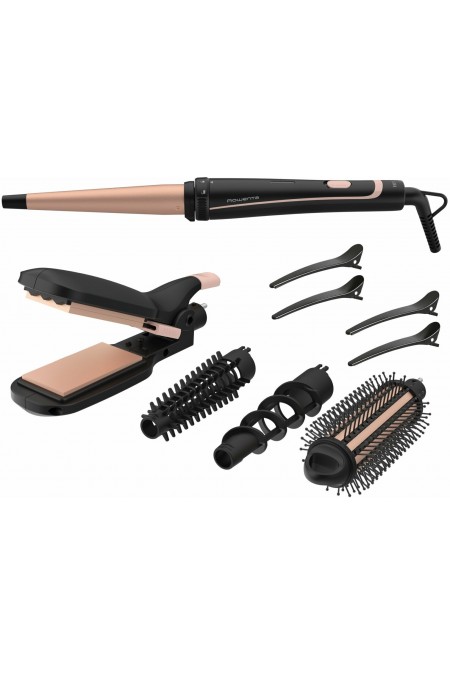 Щипцы для завивки Rowenta CF4231F0 (черный/медный) 