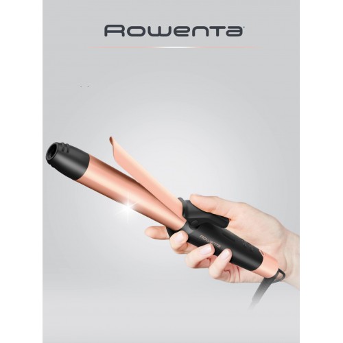Щипцы для завивки Rowenta Express Shine CF2810F0 (черный/персиковый) 1