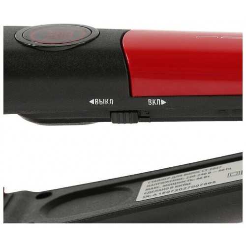 Щипцы гофрированные CENTEK CT-2027 (черный/красный) 3