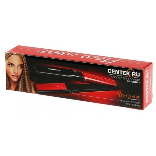 Щипцы гофрированные CENTEK CT-2027 (черный/красный) 4