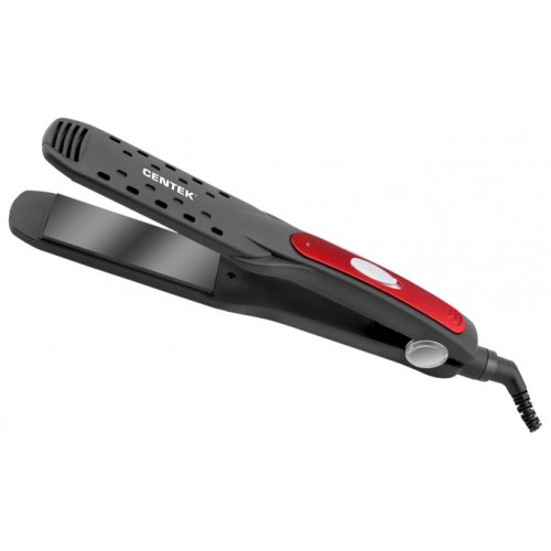 Щипцы утюжок CENTEK CT-2009 (черный/красный) 