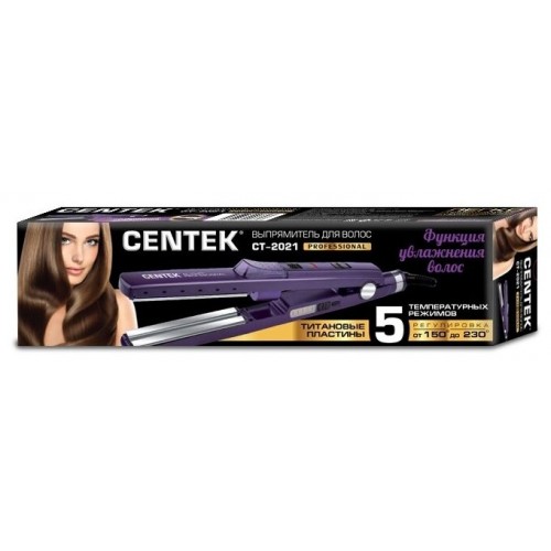 Щипцы утюжок CENTEK CT-2021 (фиолетовый) 1