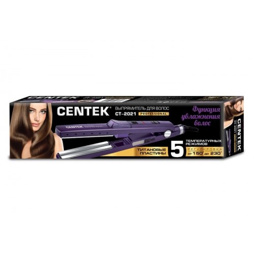 Щипцы утюжок CENTEK CT-2021 (фиолетовый) 3