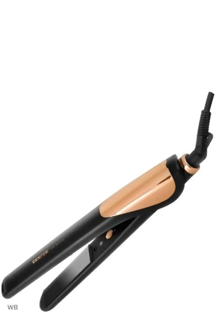 Щипцы утюжок CENTEK CT-2023 (черный/золотой) 4
