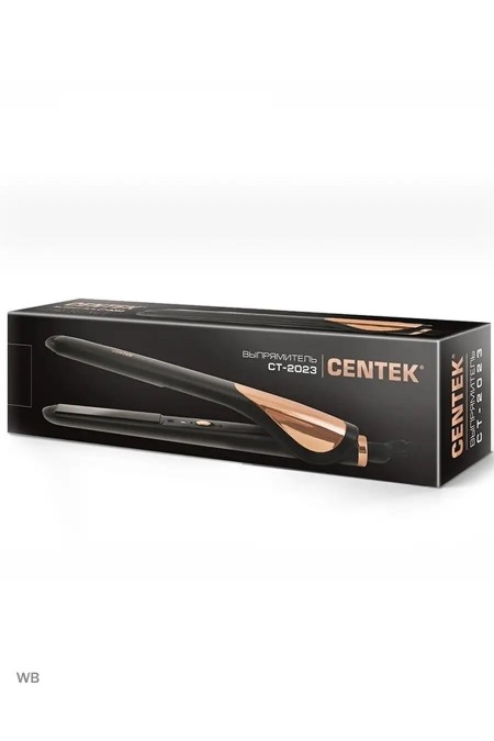 Щипцы утюжок CENTEK CT-2023 (черный/золотой) 5