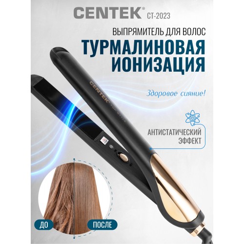 Щипцы утюжок CENTEK CT-2033 (черный) 