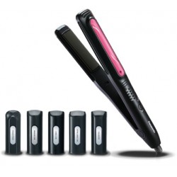 Щипцы утюжок Panasonic EH-HV52-K615 (черный/розовый)