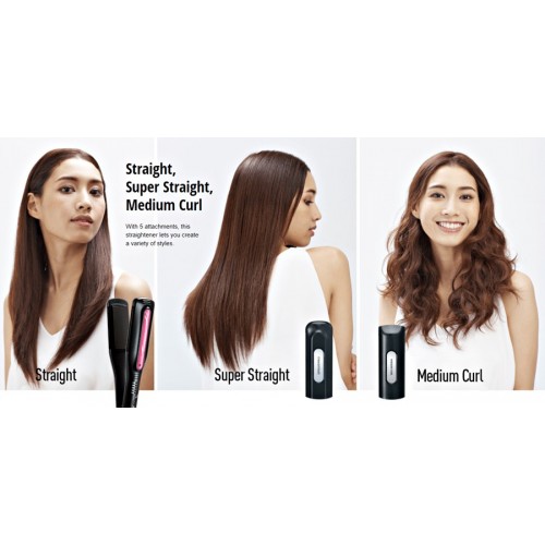 Щипцы утюжок Panasonic EH-HV52-K615 (черный/розовый) 2