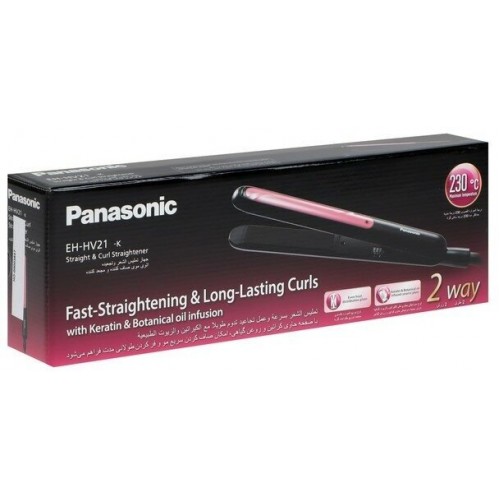 Щипцы утюжок Panasonic EH-HV52-K615 (черный/розовый) 6