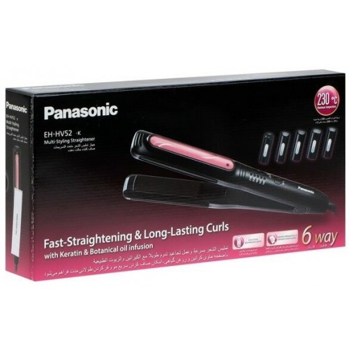 Щипцы утюжок Panasonic EH-HV52-K615 (черный/розовый) 9