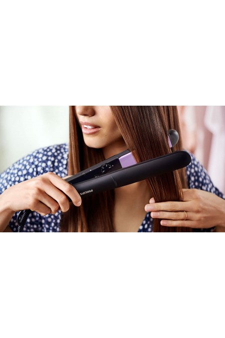 Щипцы утюжок Philips BHS377/00 (черный/фиолетовый) 7