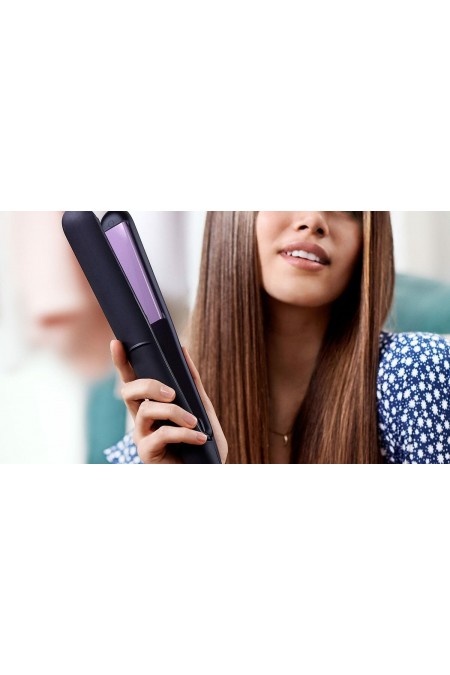 Щипцы утюжок Philips BHS377/00 (черный/фиолетовый) 8