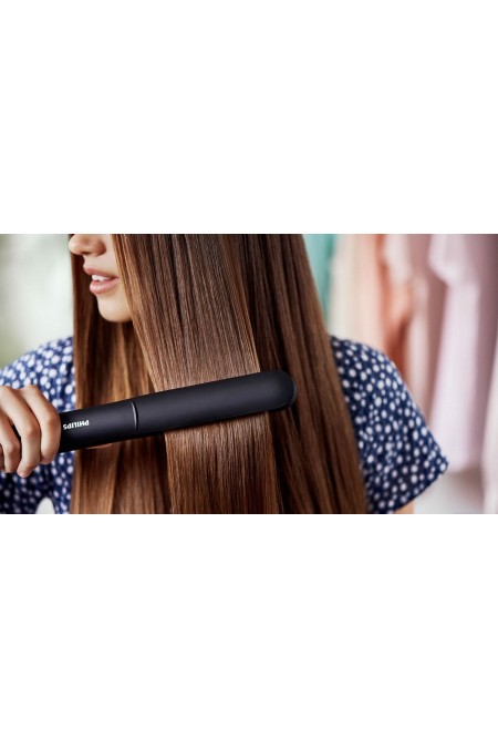 Щипцы утюжок Philips BHS377/00 (черный/фиолетовый) 9