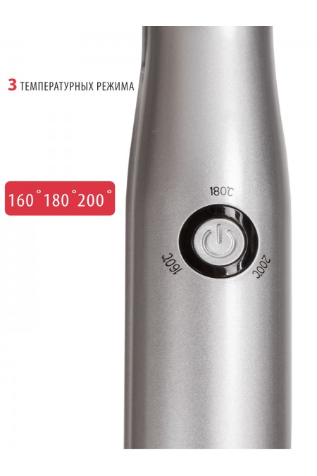 Щипцы утюжок Pioneer HS-1008R (светло-серый) 6