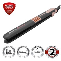 Щипцы утюжок Polaris PHS 2512KT (маренго/розовый)