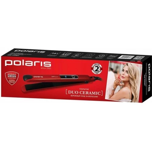 Щипцы утюжок Polaris PHS 2599KT (красный) 7