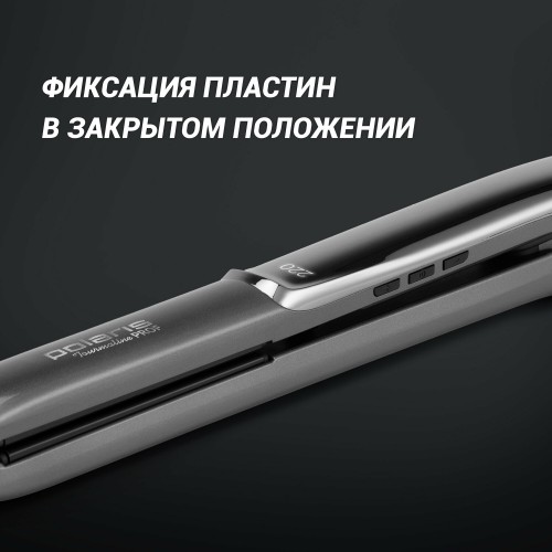 Щипцы утюжок Polaris PHSS 2098TTi Tourmaline PROF (черный графит) 3