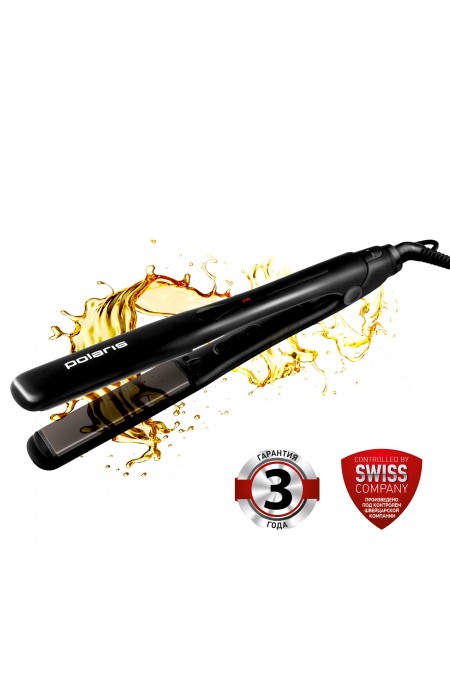 Щипцы утюжок Polaris PHSS 2595TAi Argan Therapy PRO (черный) 