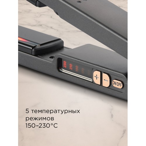 Щипцы утюжок REDMOND HS1718 (серый) 2