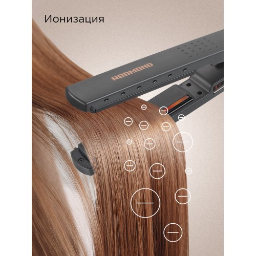 Щипцы утюжок REDMOND HS1718 (серый) 4