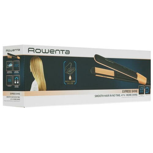 Щипцы утюжок Rowenta Express Shine SF4620F0 (черный/розовый) 3