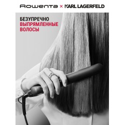 Щипцы утюжок Rowenta Karl Lagerfeld SF161LF0 (черный/красный)