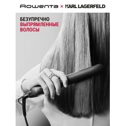 Щипцы утюжок Rowenta Karl Lagerfeld SF161LF0 (черный/красный)