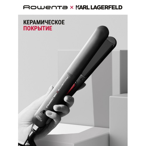 Щипцы утюжок Rowenta Karl Lagerfeld SF161LF0 (черный/красный) 2