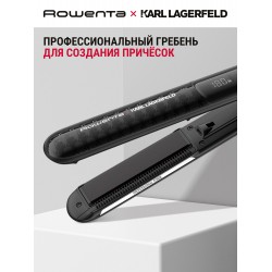 Щипцы утюжок Rowenta Karl Lagerfeld SF466LF0 (черный/красный)