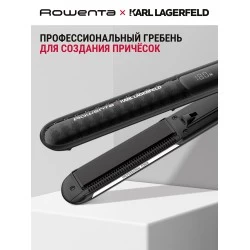 Щипцы утюжок Rowenta Karl Lagerfeld SF466LF0 (черный/красный)
