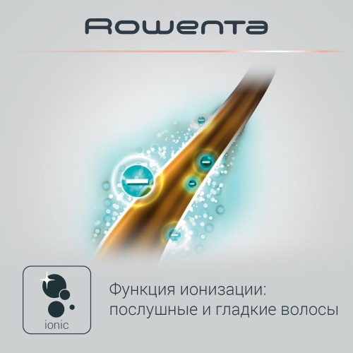 Щипцы утюжок Rowenta SF6220 (черный/серебристый) 2