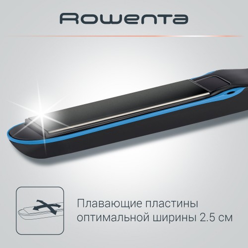 Щипцы утюжок Rowenta SF6220 (черный/серебристый) 3