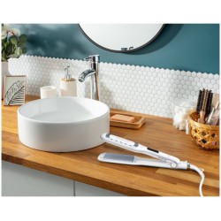 Щипцы утюжок Rowenta WetDry Pro SF5010F0 (белый)