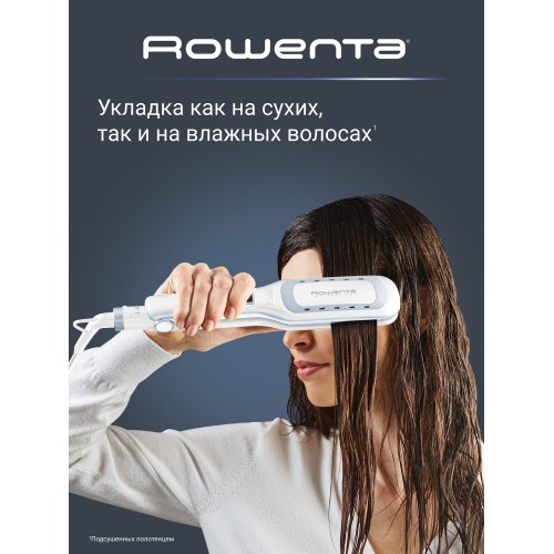 Щипцы утюжок Rowenta WetDry Pro SF5010F0 (белый) 1