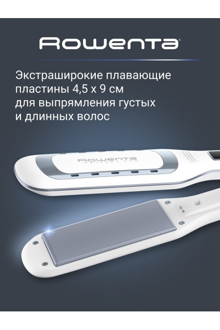 Щипцы утюжок Rowenta WetDry Pro SF5010F0 (белый) 4