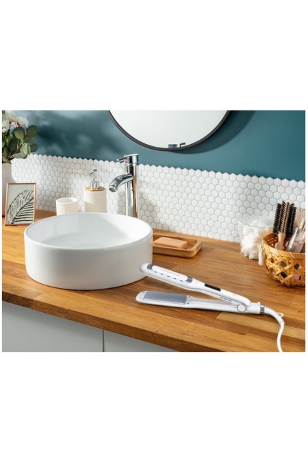Щипцы утюжок Rowenta WetDry Pro SF5010F0 (белый) 6