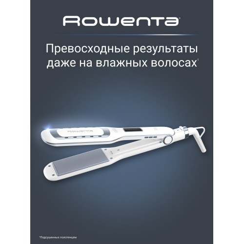 Щипцы утюжок Rowenta WetDry Pro SF5010F0 (белый) 8