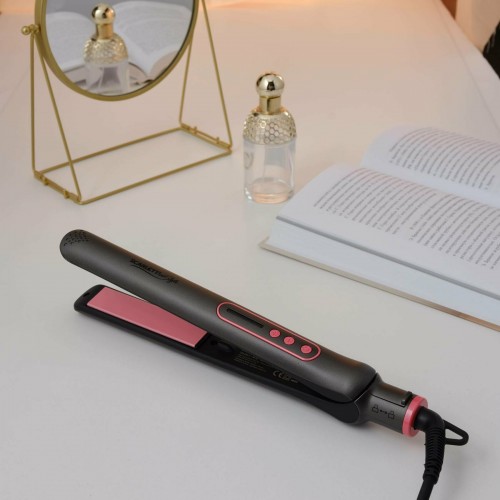 Щипцы утюжок Scarlett SC-HS60T25 (серый/розовый) 3