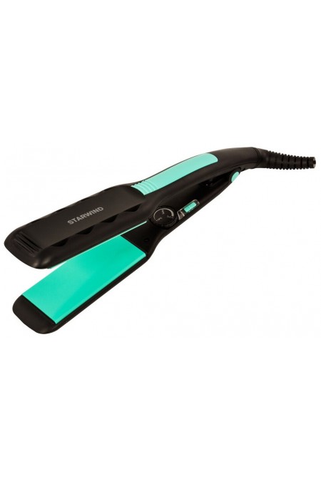 Щипцы утюжок STARWIND SHE 1101 (черный/зеленый) 
