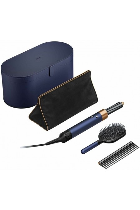 Стайлер Dyson Airwrap Complete HS01 Special Edition Prussian blue/Rich copper (с чехлом, расческой и гребнем) (темно-синий/медь) 