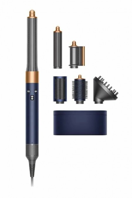 Стайлер Dyson Airwrap Complete Long HS05 Diffuse Prussian blue/Rich copper (с кейсом) (темно-синий/медь) 