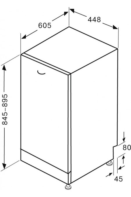 Посудомоечная машина Krona RIVA 45 FS BL 5