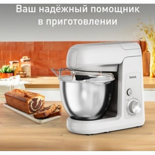 Кухонная машина Tefal Bake Partner QB520B38 (серый/серебристый) 2