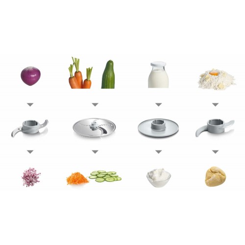 Кухонный комбайн Bosch MCM3100W (белый) 4