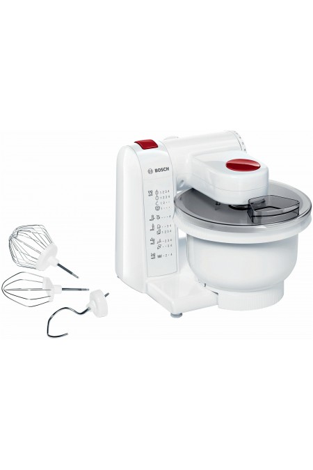 Кухонный комбайн Bosch MUMP1000 (белый/красный) 