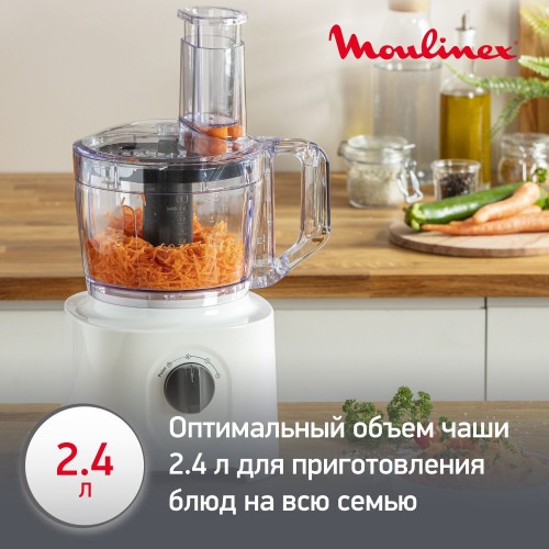 Кухонный комбайн Moulinex FP244110 (белый) 3