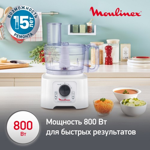Кухонный комбайн Moulinex FP542111 (белый) 1