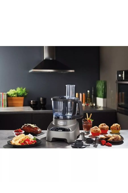 Кухонный комбайн Moulinex FP827E10 (черный/серый) 6
