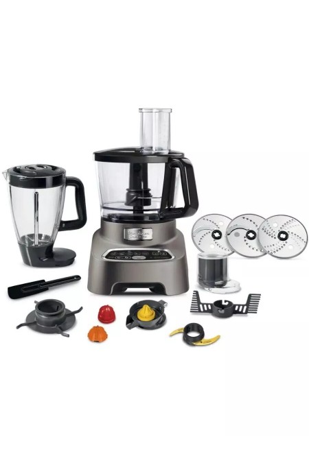 Кухонный комбайн Moulinex FP827E10 (черный/серый) 9